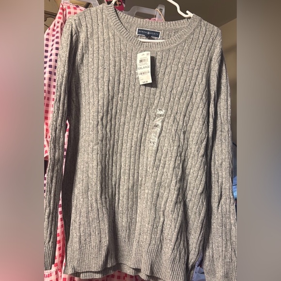 NWT KAREN SCOTT GREY SWEATER PLUS SIZE 2x. Nice Thin Sweater for Fall ๐. - Picture 1 of 3